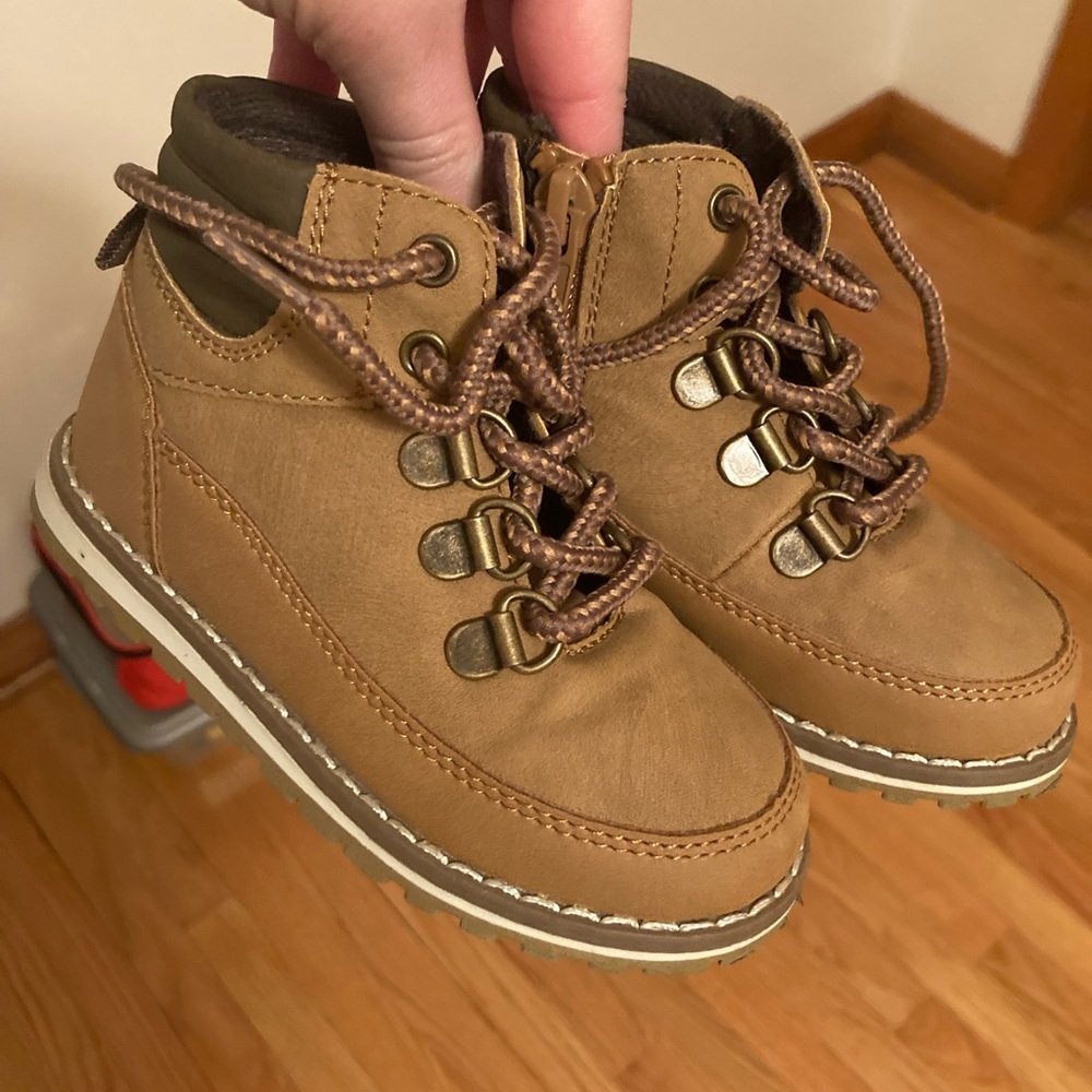 Tan Toddler Boy Boots